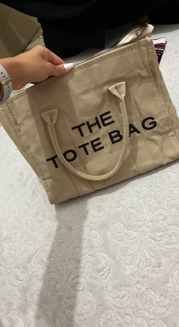 Bej Fermuarlı Sokak Stili Kadın Çanta - Görsel 2