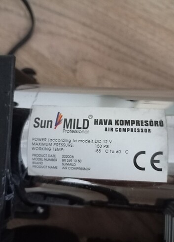 Diğer OTOMOBİL HAVA KOMPRESÖRÜ