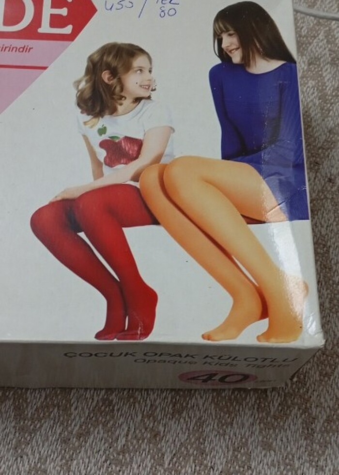 Çocuk opak külotlu çorap - Görsel 3