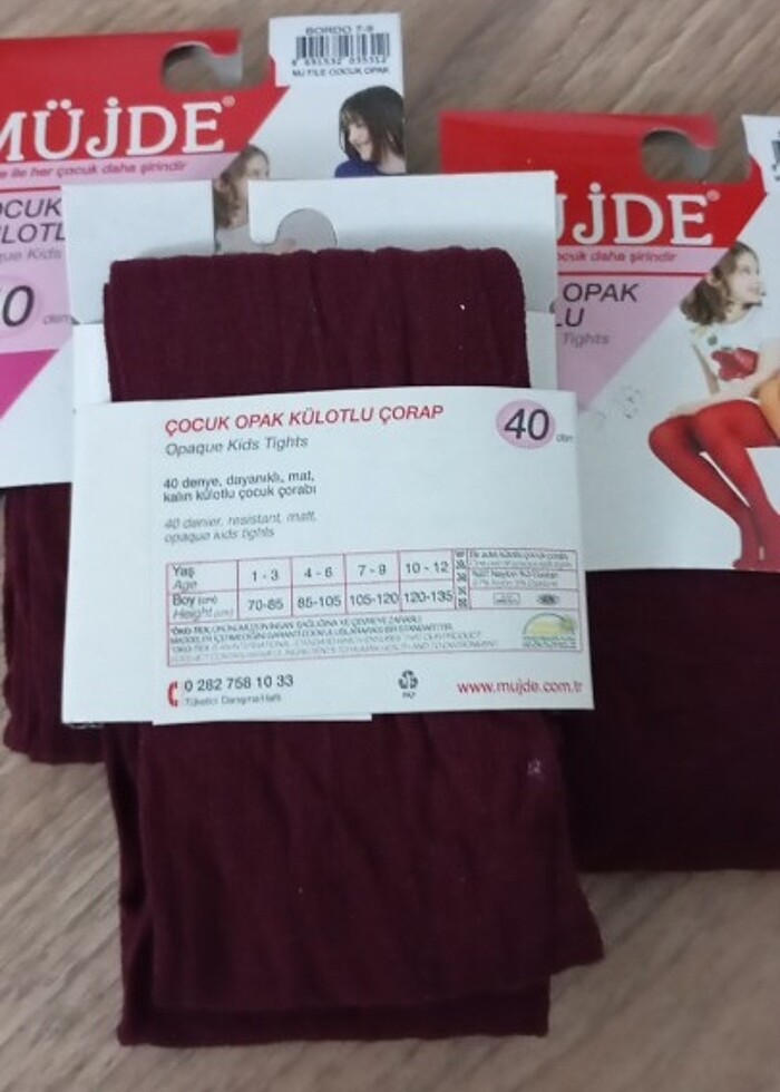 Müjde çocuk opak külotlu çorap  - Görsel 2