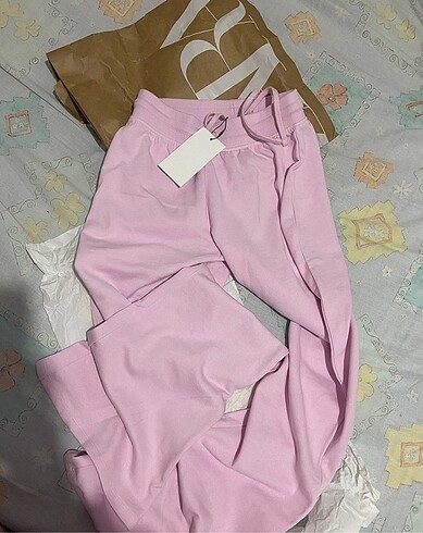 Zara ZARA Eşofman Pantolon Pembe