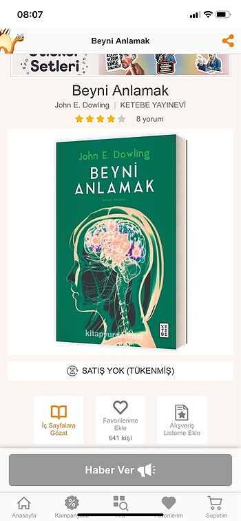 Diğer Kitap Beyni Anlamak