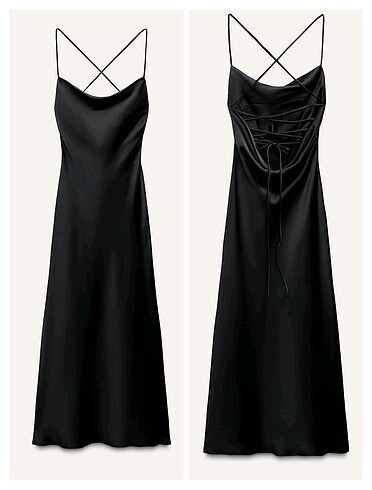 Zara Saten Elbise
