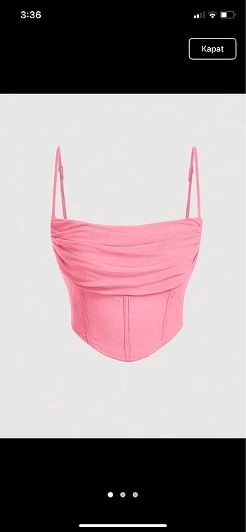 Shein büstiyer Pembe