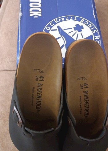 Birkenstock Siyah birkenstock boston model Süet Kadın Terlikler Tokalı
