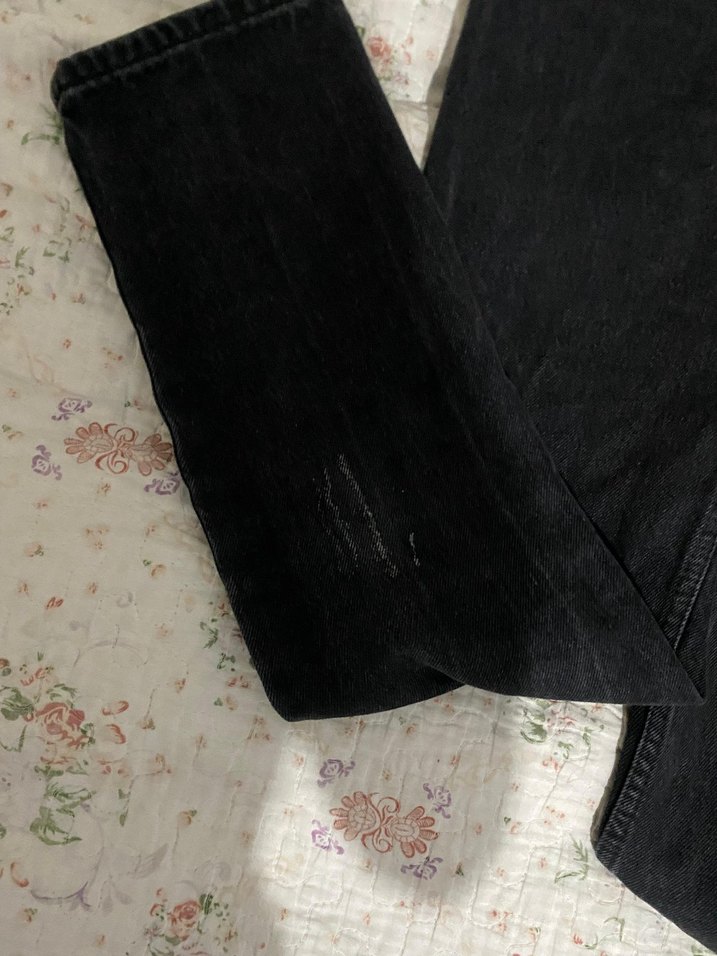 Siyah Kadın Kot Pantolon - Görsel 2