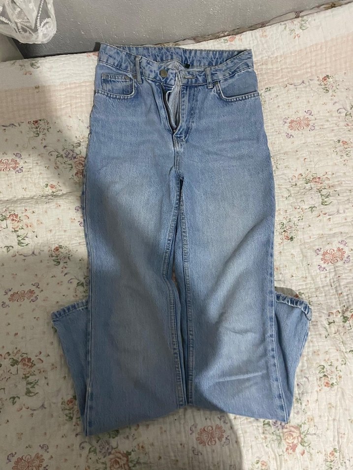 Mavi Rahat Kesim Midi Denim Kadın Jean - Görsel 2