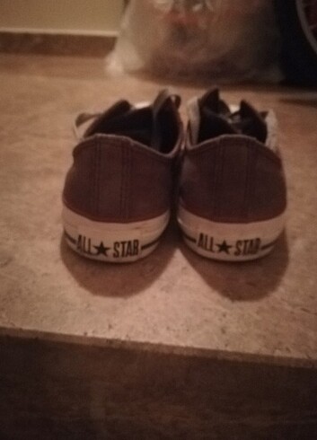 37,5 Beden kahverengi Renk Orjinal Converse All Star