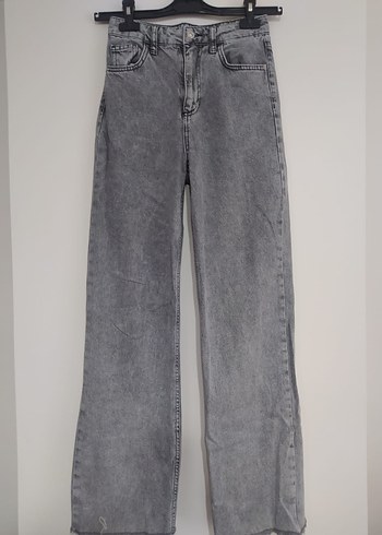 Defacto Gri Tie-Dye Midi Kadın Kot Pantolon