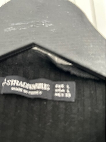l Beden siyah Renk Stradivarius bluz