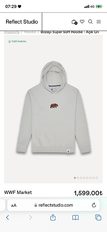 Wwf market sweatshirt