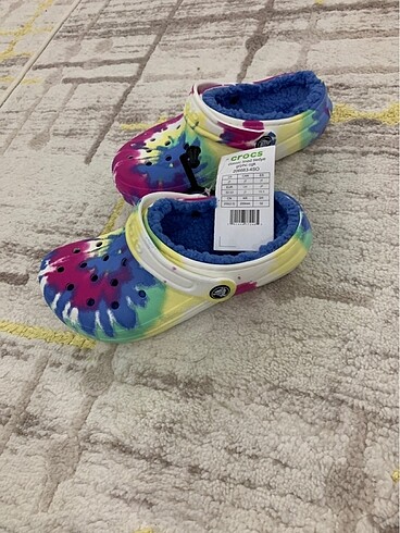 Orjinal crocs desenli renkli Sabo terlik
