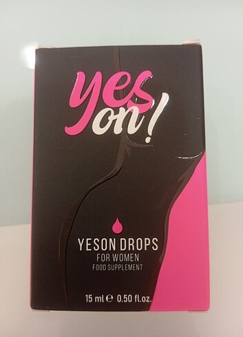 Yes on Bayanlara özel istek arttırıcı damla
