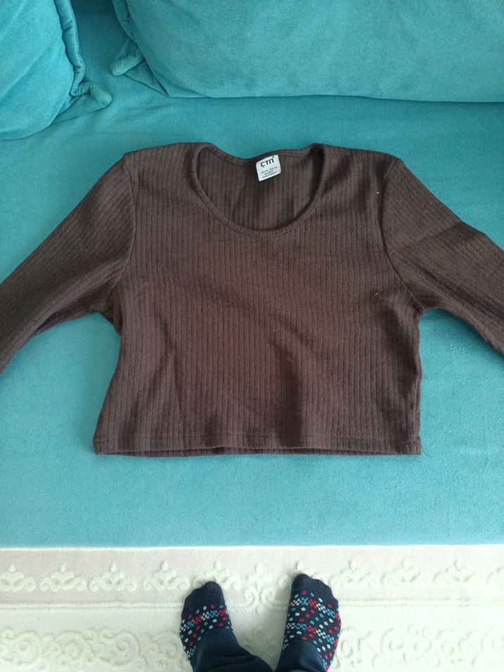 Zincir Detaylı Siyah Kadın Bluz - Görsel 5