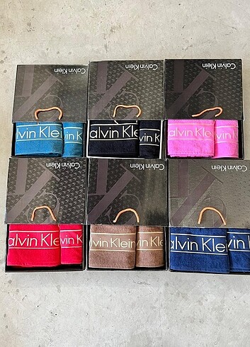 Calvin Klein havlu set #bornoz #havluset #pestemal