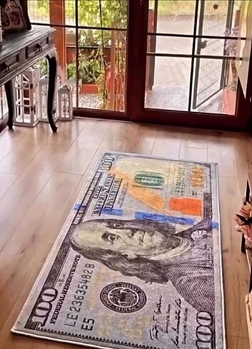 Dolar desenli halı #hali #mobilya #dekorasyon