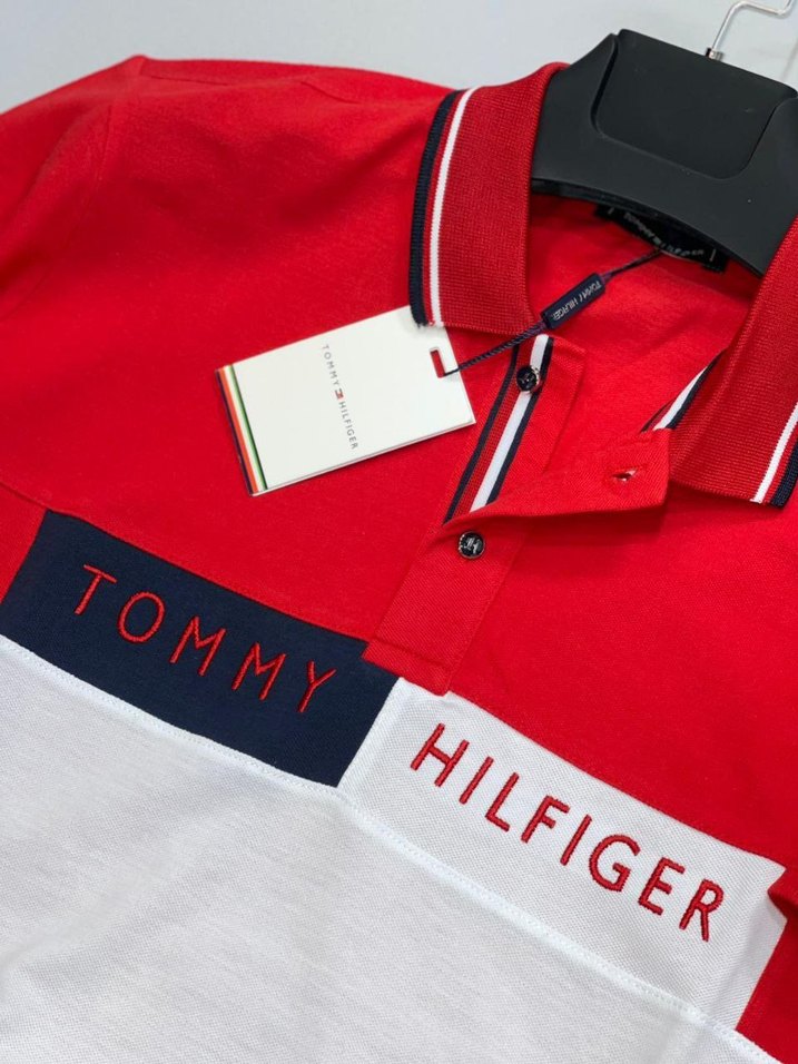 Tommy Hilfiger Renkli Erkek Polo Tişört - Görsel 2