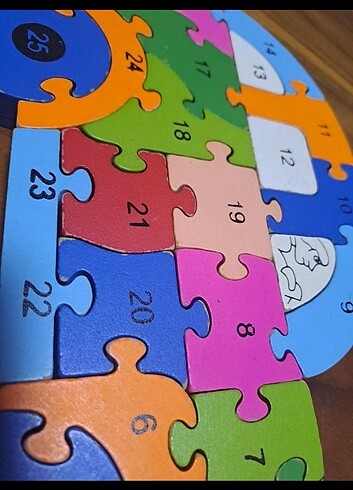 Diğer ahsap araba puzzle