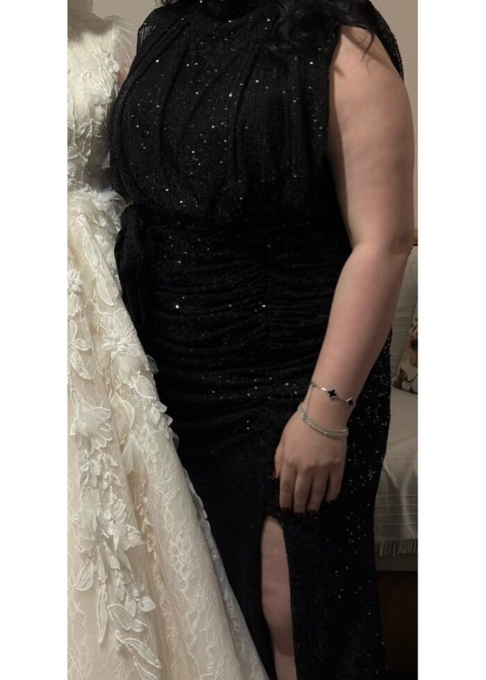 50/52 beden aralığına ipiyle ayarlanır Sadece bir kere giyild - Görsel 3