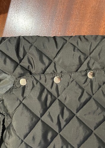 Düğmeli Gri Kadın Ceket - Görsel 3