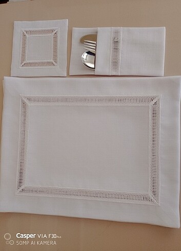Zara Home Kolberli Amerikan servis(beyaz)