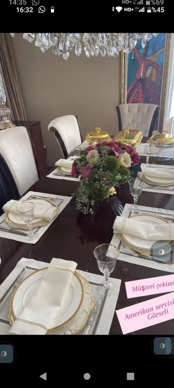 kolberli amerikan servis 6 adet - Görsel 2