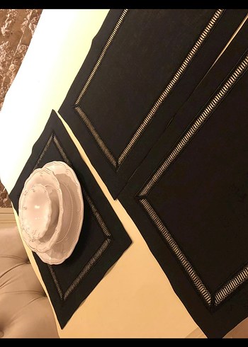 Amerikan servis kolberli 6 adet siyah - Görsel 2