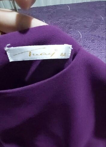 xxl Beden mor Renk Tesettür Kadın Elbise 