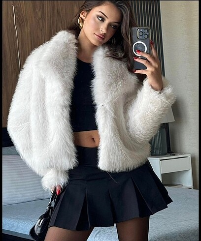 Zara Zara Viral Beyaz Kürk