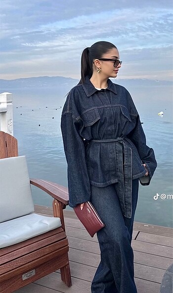 s Beden Sinem Kıvanç Denim Takım
