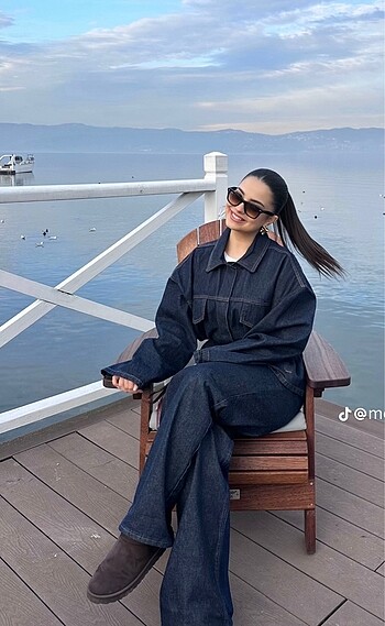 s Beden Sinem Kıvanç Denim Takım