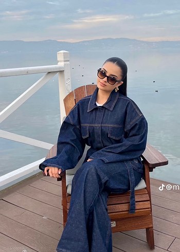 Zara Sinem Kıvanç Denim Takım