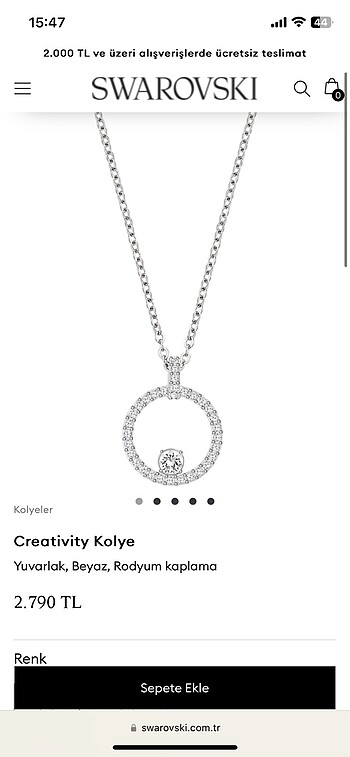 swarovski Swarovski kolye