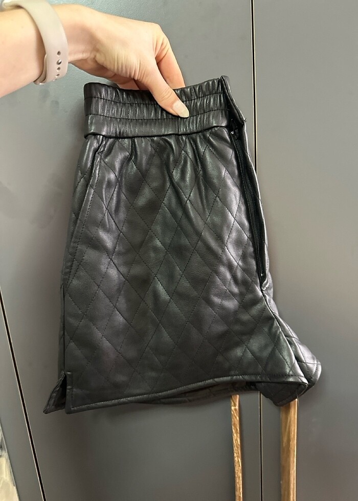 Deri şort - Görsel 2