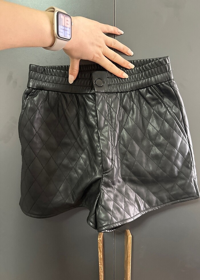 Deri şort - Görsel 4