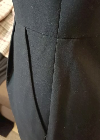 Kolsuz Siyah Midi Tulum - Gotik Stil - Görsel 5