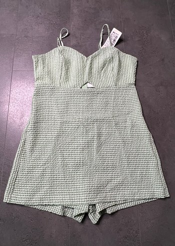 Askılı Mini Kısa Tulum - Görsel 3