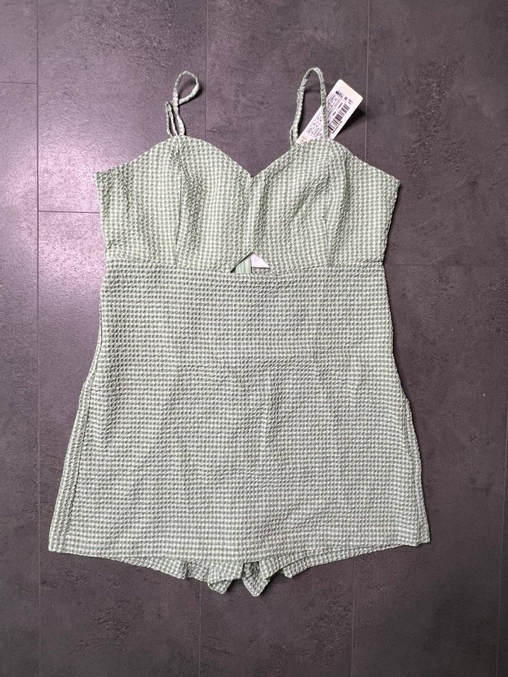 Askılı Mini Kısa Tulum - Görsel 2