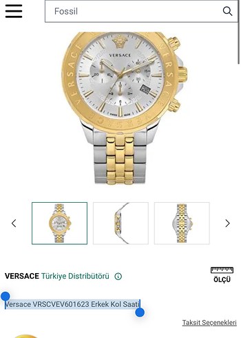 Orjinal Versace VRSCVEV601623 Erkek Kol Saati - Görsel 5