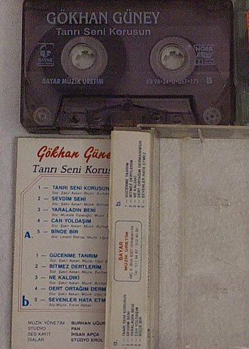 Gökhan Güney - Tanrı Seni Korusun Kaset - Görsel 2