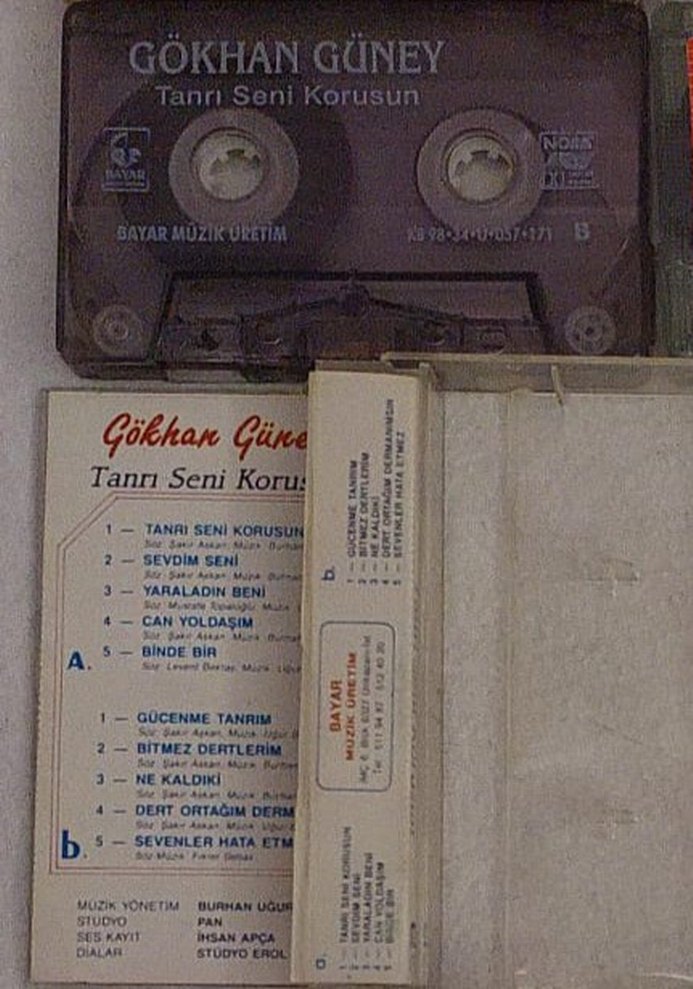 Gökhan Güney - Tanrı Seni Korusun Kaset - Görsel 2