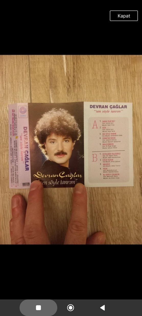 Devran Çağlar - Sen Söyle Tanrım Kaset - Görsel 5