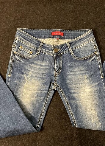 Dsquared2 işlemeli skinny jean