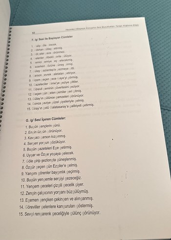 heceden hikayeye konuşma sesi bozuklukları