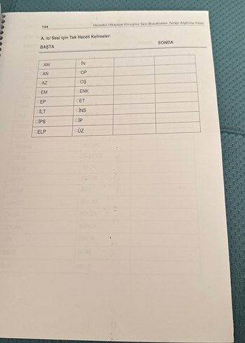 Beden Renk heceden hikayeye konuşma sesi bozuklukları