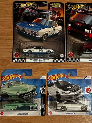 Hot Wheels Honda Civic BMW M3 Hirohata Chevrolet MBK VAN 5li lot