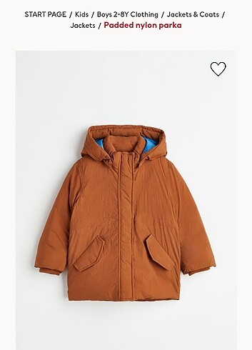 H&M Dolgulu Bebek Parka 1.5/2 yaş