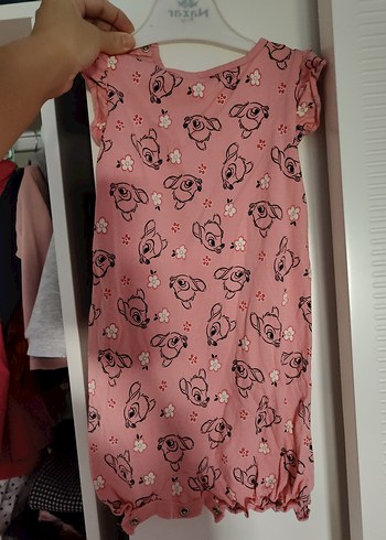 LC Waikiki Pembe Baskılı Bebek Tulumu Fırfırlı