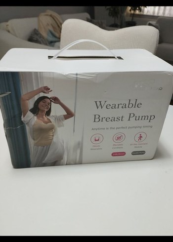 Gri Beyaz Göğüs Pompası Seti - Görsel 8