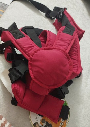 Kırmızı Bebek Taşıyıcı Kanguru - Görsel 4
